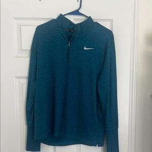 Nike Teal Quarter-Zip Pullover